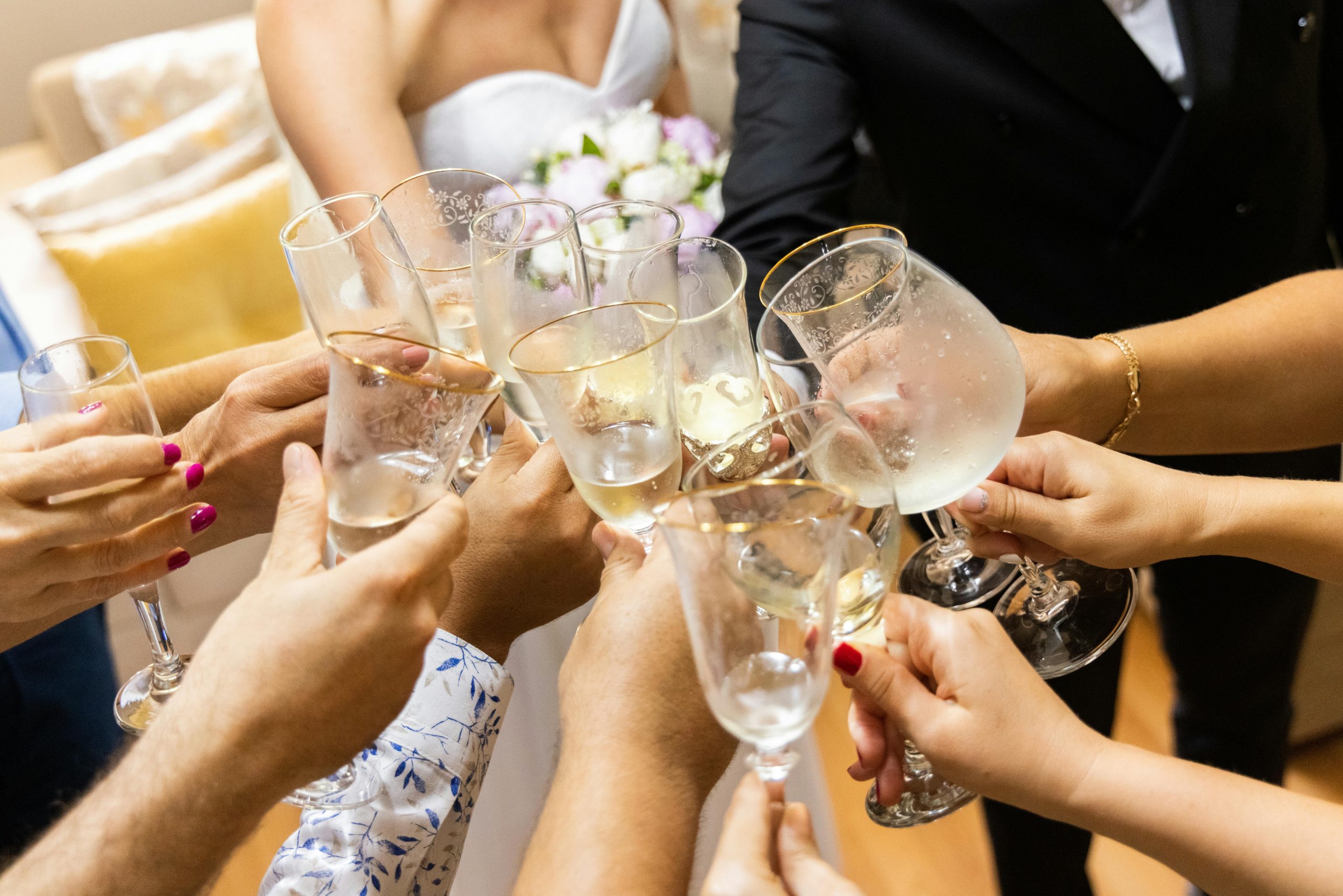 Champagne toast